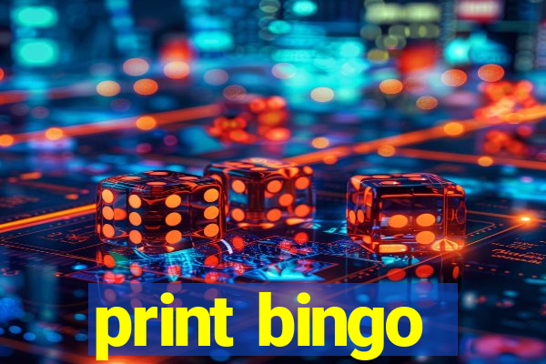 print bingo